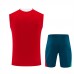 Portugal Adult Red Pre Match Sleeveless Football Kit 2026
