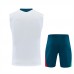 Portugal Adult White Pre Match Sleeveless Football Kit 2026