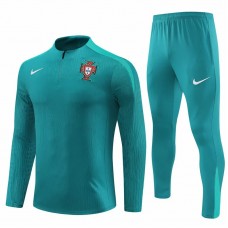 Portugal National Team Mint Green Training Technical Football Tracksuit 2024-25