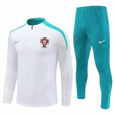 Portugal National Team White Training Technical Football Tracksuit 2024-25