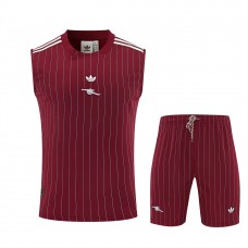 Arsenal Adult Red Terrace Icons Sleeveless Football Kit 2025-26