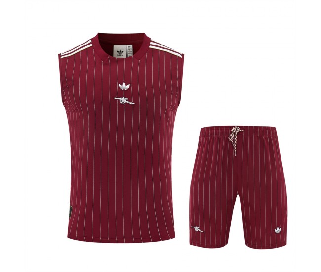Arsenal Adult Red Terrace Icons Sleeveless Football Kit 2025-26