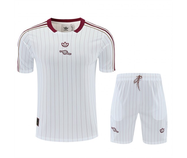 Arsenal Adult White Terrace Icons Football Kit 2025-26