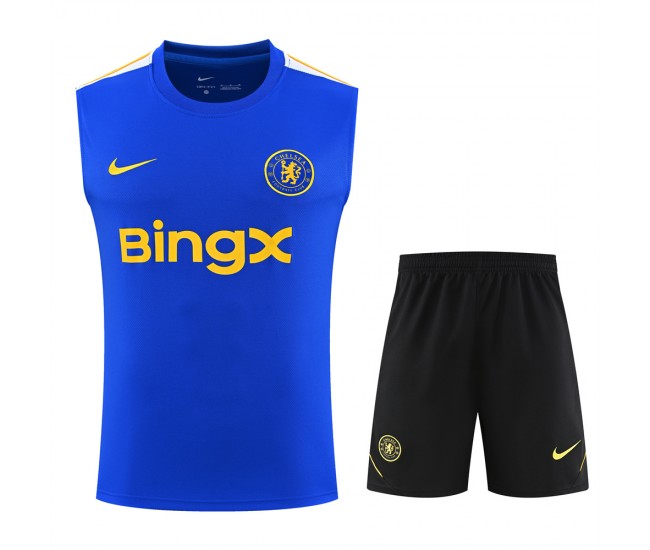 Chelsea Adult FC Blue Sleeveless Football Kit 2026-27