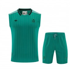Liverpool FC Adult Terrace Icons Green Sleeveless Football Kit 2025-26