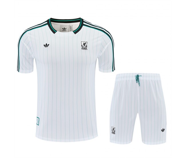 Liverpool FC Adult Terrace Icons White Football Kit 2025-26