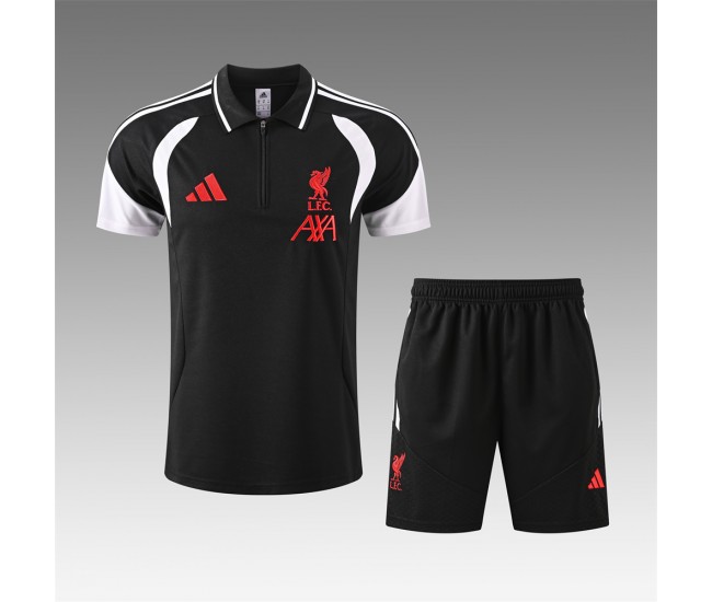Liverpool FC Adult Tiro Black Training Football Kit 2026-27