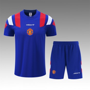 Manchester United Adult Blue EQT Training Football Kit 2026-27