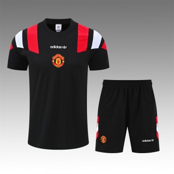 Manchester United Adult Black EQT Training Football Kit 2026-27