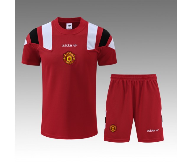 Manchester United Adult Red EQT Training Football Kit 2026-27