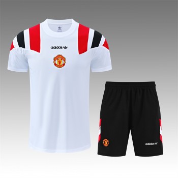 Manchester United Adult White EQT Training Football Kit 2026-27