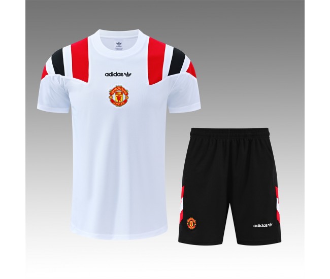 Manchester United Adult White EQT Training Football Kit 2026-27