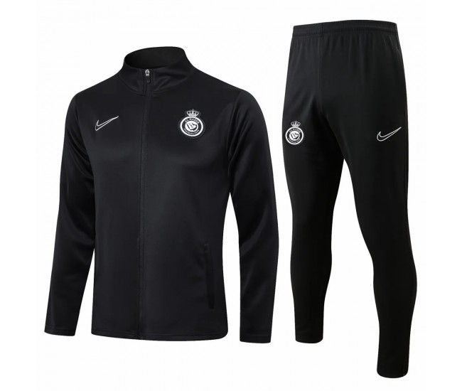 Al Nassr FC Black Training Presentation Football Tracksuit 2024-25