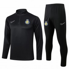 Al Nassr FC Black Training Technical Football Tracksuit 2024-25