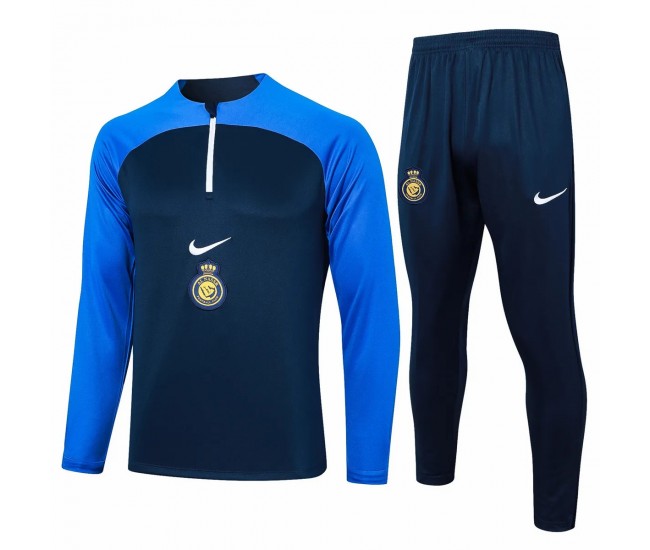 Al Nassr FC Navy Training Technical Football Tracksuit 2024-25