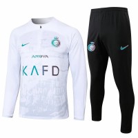 Al Nassr FC White Training Technical Football Tracksuit 2023-24