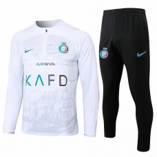 Al Nassr FC White Training Technical Football Tracksuit 2023-24