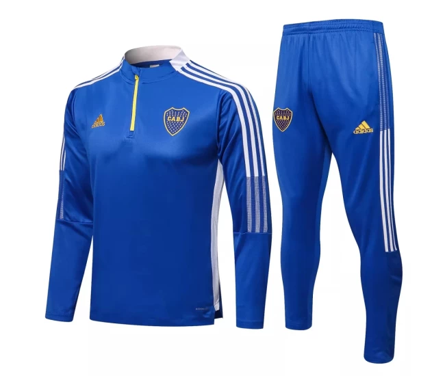 Boca Juniors Blue Training Football Tracksuit 2021-22