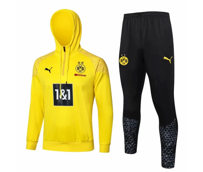 Borussia Dortmund Hoodie Training Football Tracksuit 23-24