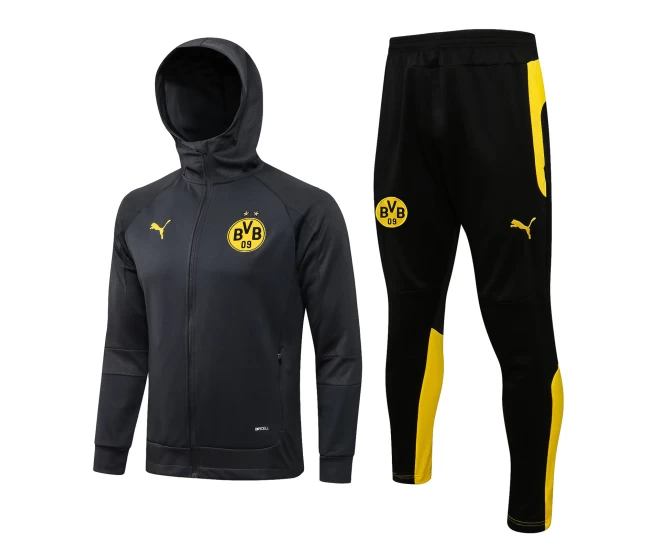 BVB Borussia Dortmund Hooded Presentation Football Tracksuit 2021-22