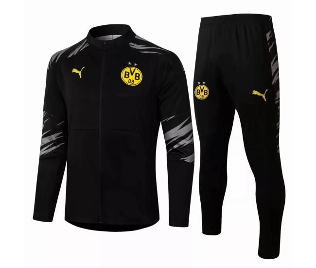 BVB Borussia Dortmund Presentation Soccer Tracksuit Black 2020 2021