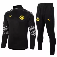 BVB Borussia Dortmund Training Technical Football Tracksuit 2020 Black