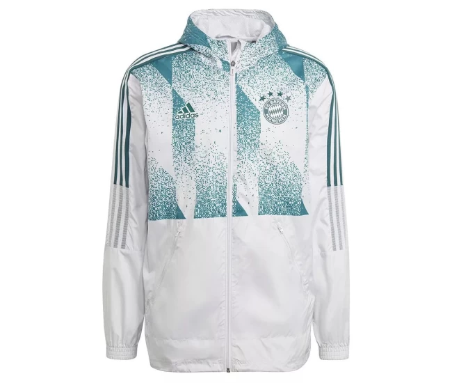 FC Bayern Lifestyle 3-Stripes Football Windbreaker 2021