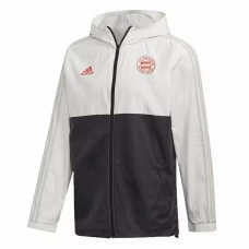 Bayern Munich All Weather Windrunner Jacket White Black 2020 2021