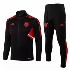 Bayern Munich Black Training Presentation Football Tracksuit 2022-23