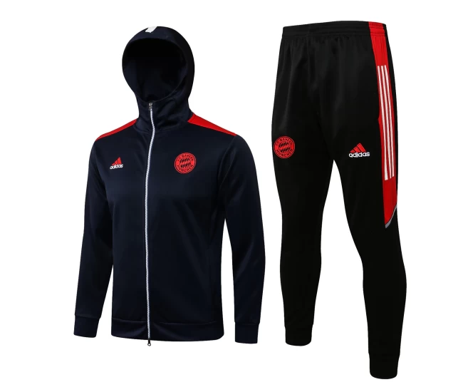 Bayern Munich Hooded Presentation Football Tracksuit 2021-22