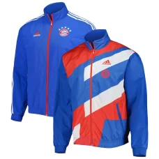 Bayern Munich Mens On-Field Anthem Reversible Full Zip Football Jacket 2022-23