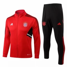 Bayern Munich Red Training Presentation Football Tracksuit 2022-23