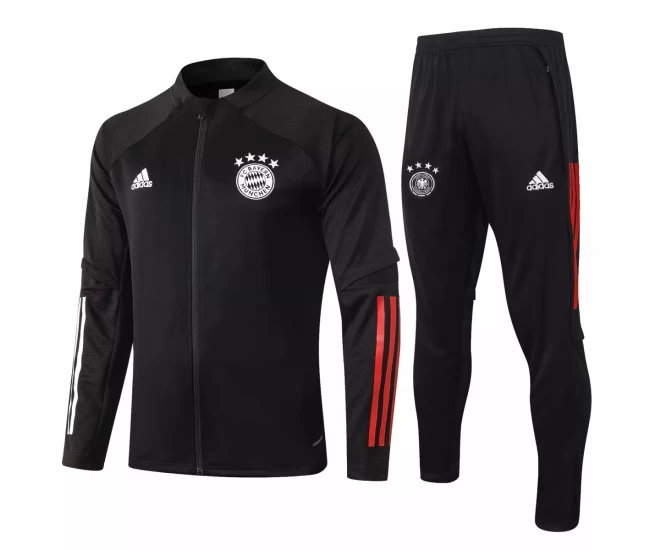 Bayern Munich Training Presentation Football Tracksuit 2020 Black