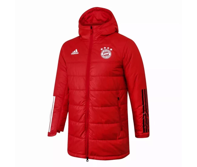 Bayern Munich Red Winter Jacket 2020 2021