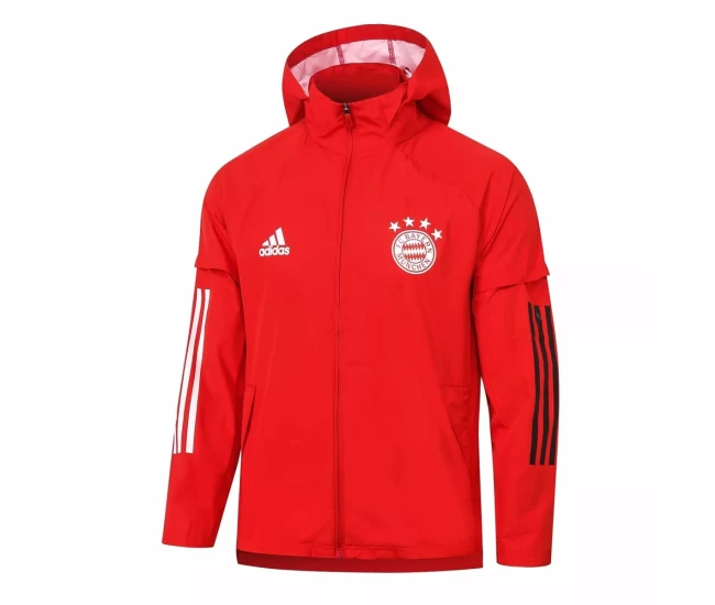 FC Bayern Training Presentation Jacket Red