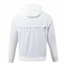 Corinthians Mens White Hooded Windrunner Football Jacket 2024-25