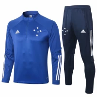 Adidas Cruzeiro Blue Football Training Technical Tracksuit 2020