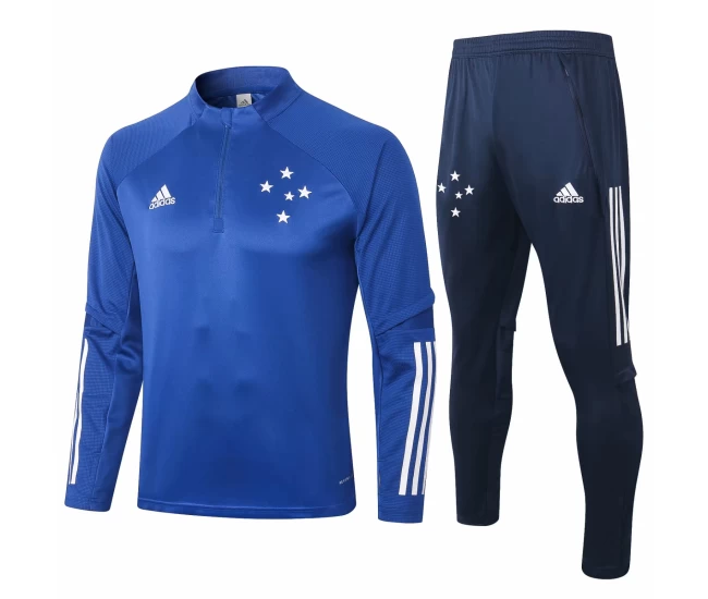 Adidas Cruzeiro Blue Football Training Technical Tracksuit 2020