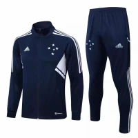 Cruzeiro Navy Training Presentation Football Tracksuit 2022-23