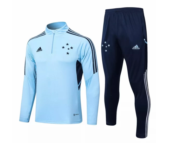 Cruzeiro Blue Training Technical Football Tracksuit 2022-23