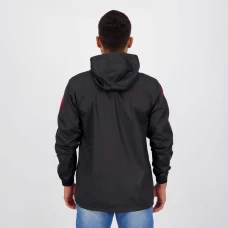 Flamengo Black Windbreaker Football Jacket