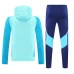 CR Flamengo Men's Training Hooded Sweat Football Tracksuit 2024-25