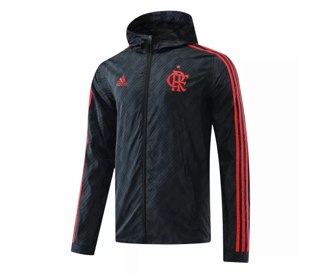 Flamengo Black Windbreaker Jacket 2022