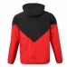 Flamengo Mens Windrunner Full Zip Hooded Football Jacket Red 2023-24