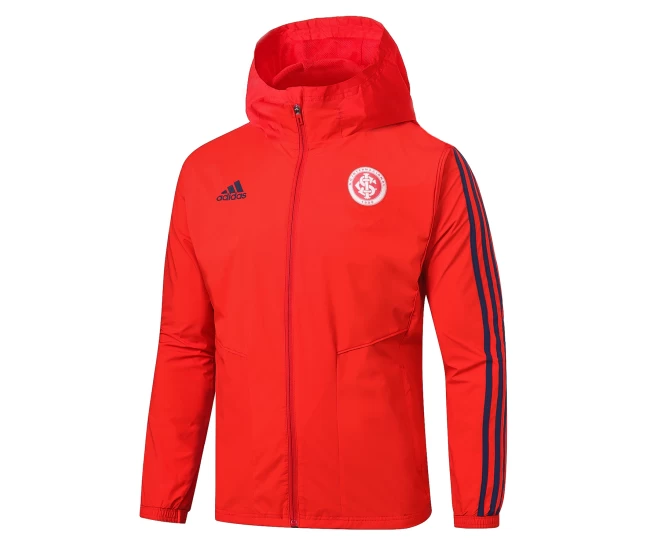 Internacional Red Windbreaker Football Jacket 2022