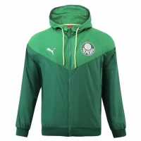 Palmeiras Mens Windrunner Full Zip Hooded Football  Jacket 2023-24