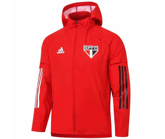 Adidas São Paulo 2020 Red Training Jacket