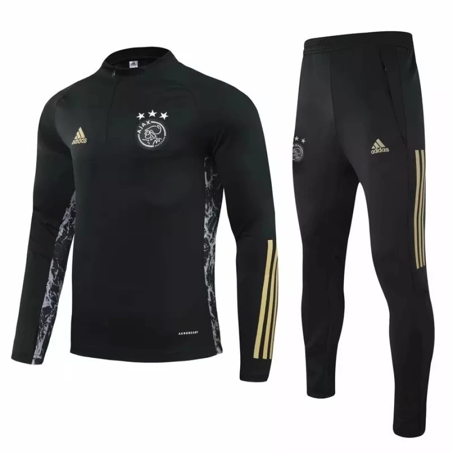 Ajax Training Sweat Football Tracksuit 2020 2021 Black