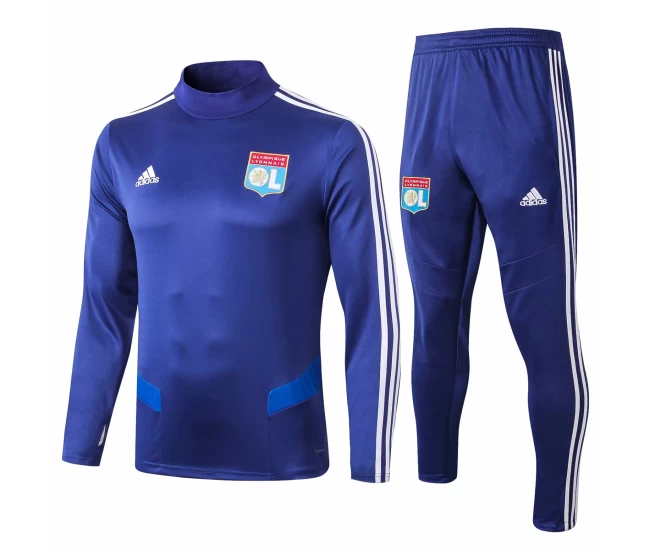 Olympique Lyonnais Blue Football Tracksuit 2019 2020