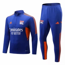 Olympique Lyonnais Blue Training Technical Football Tracksuit 2022-23